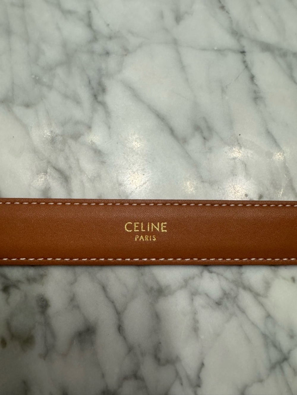NWT Gold Buckle Belt - Brown - Picture 3 of 3